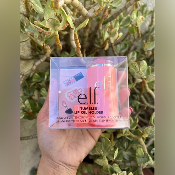 Stanley Cup Lip Gloss Holder ( e.l.f. Tumbler Lip Oil Holder - Coral Fixation) - Picture 2 of 9